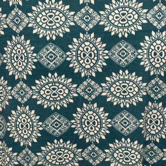 MARKET & SPRUCE STICH FIX Boho Maxi Skirt S Teal Medallion Hippie Tribal Coastal - Picture 5 of 9